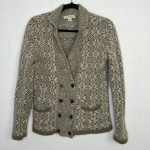 𝅺BANANA Republic alpaca wool blend double breasted cardigan